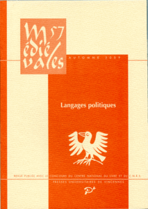 Langages politiques (XIIe-XVe siècles)