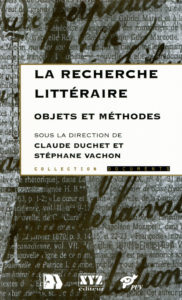 La recherche littéraire