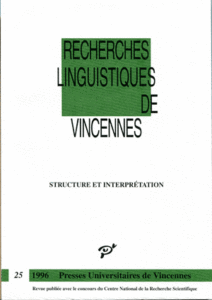 Structure et interprétation