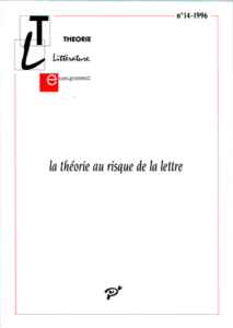 La théorie au risque de la lettre