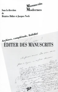 Éditer des manuscrits