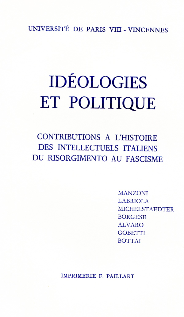 Idéologies et politique