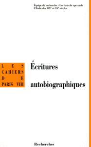 Écritures autobiographiques