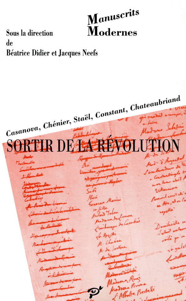 Sortir de la Révolution (Manuscrits de la Révolution III)