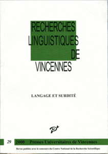 Langage et surdité