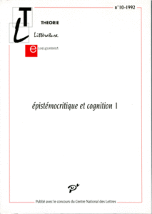 Épistémocritique (1) et cognition