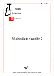 Épistémocritique (2) et cognition